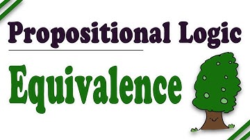 Propositional Logic: Truth Trees, Part 7 (Equivalence)