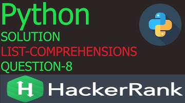 list-comprehensions || Python HackerRank Solution || level- Easy || python