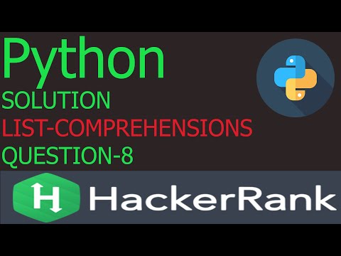 list-comprehensions || Python HackerRank Solution || level- Easy || python