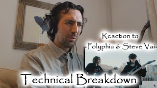 Technical Breakdown of Ego Death by Polyphia & Steve Vai - Pro Guitarist Reaction
