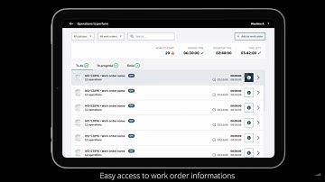 Sage X3 - Shop Floor Control (with audio)