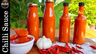 How to make a HOT Chilli sauce | Hot sauce recipe | Buffalo sauce recipe | Peri-Peri recipe |