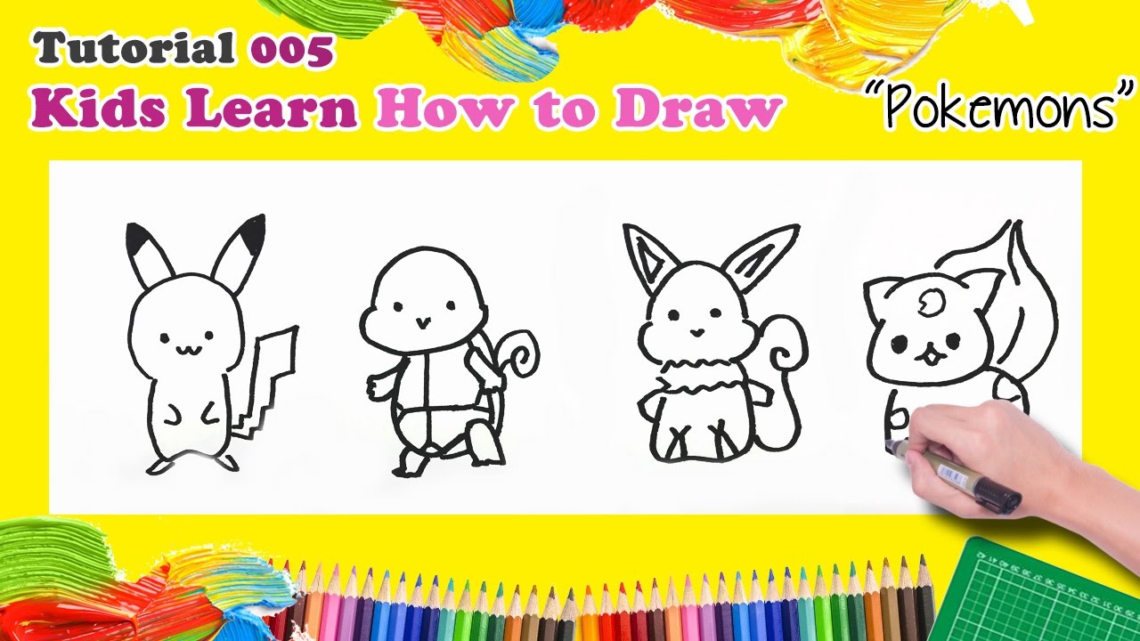 Learn How To Draw Pokemon - YouTube