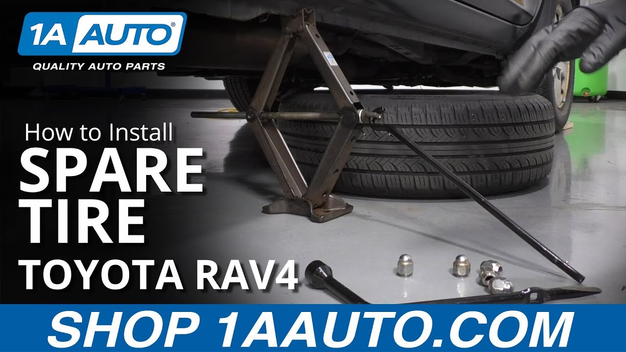 How to Install Spare Tire 05-15 Toyota RAV4 - YouTube