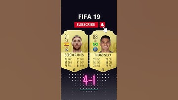 Sergio Ramos vs Thiago Silva Fifa Comparison #shorts #football #fifa23 #fifamobile #footballshorts