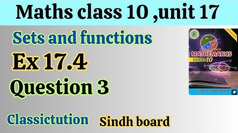 Ex:17.4 ,Q#3, verify De Morgan