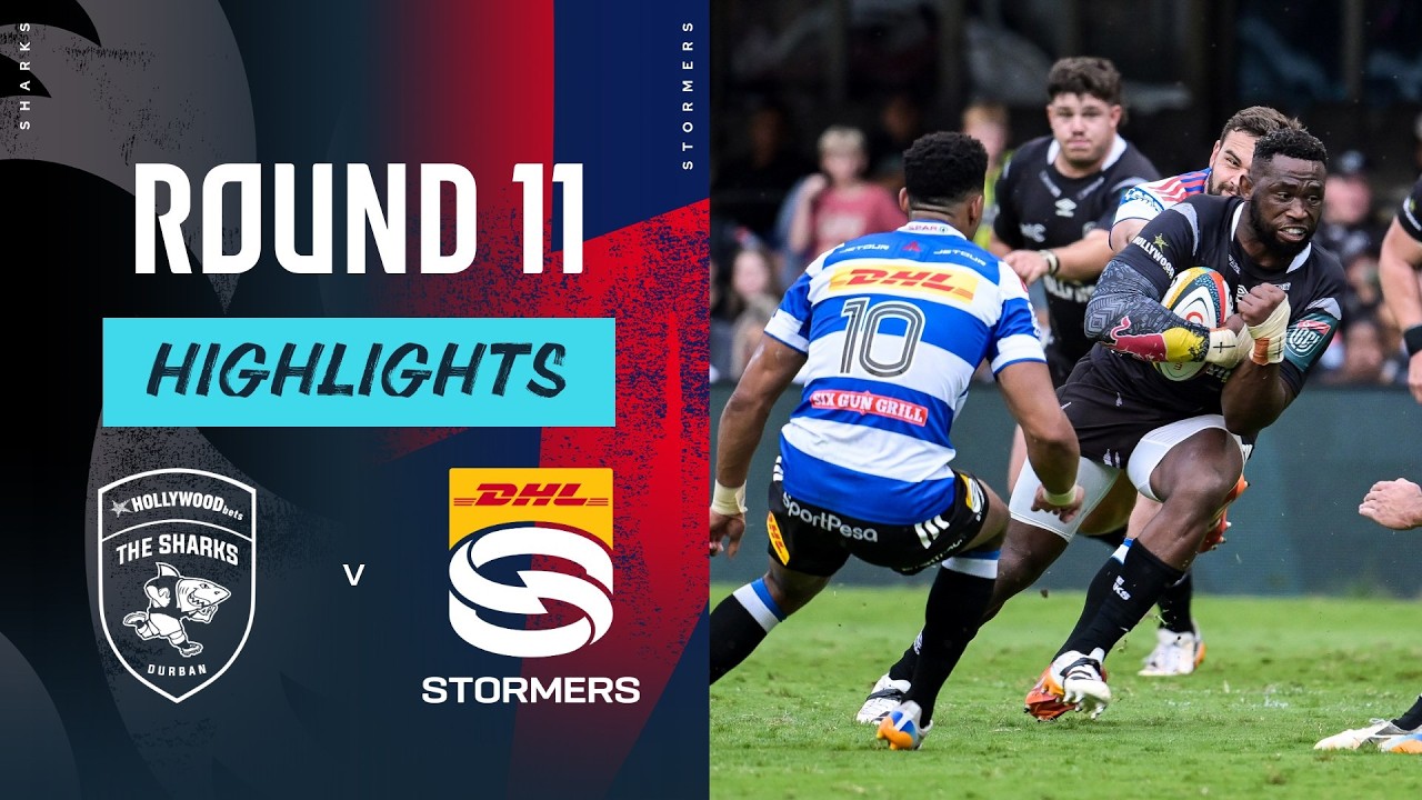 Hollywoodbets Sharks v DHL Stormers | Highlights | Round 11 | URC 2025/26
