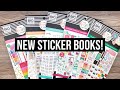 NEW Happy Planner Sticker Book Flip Through / Happy Quotes, Layered Florals, Handwritten Plans, MORE