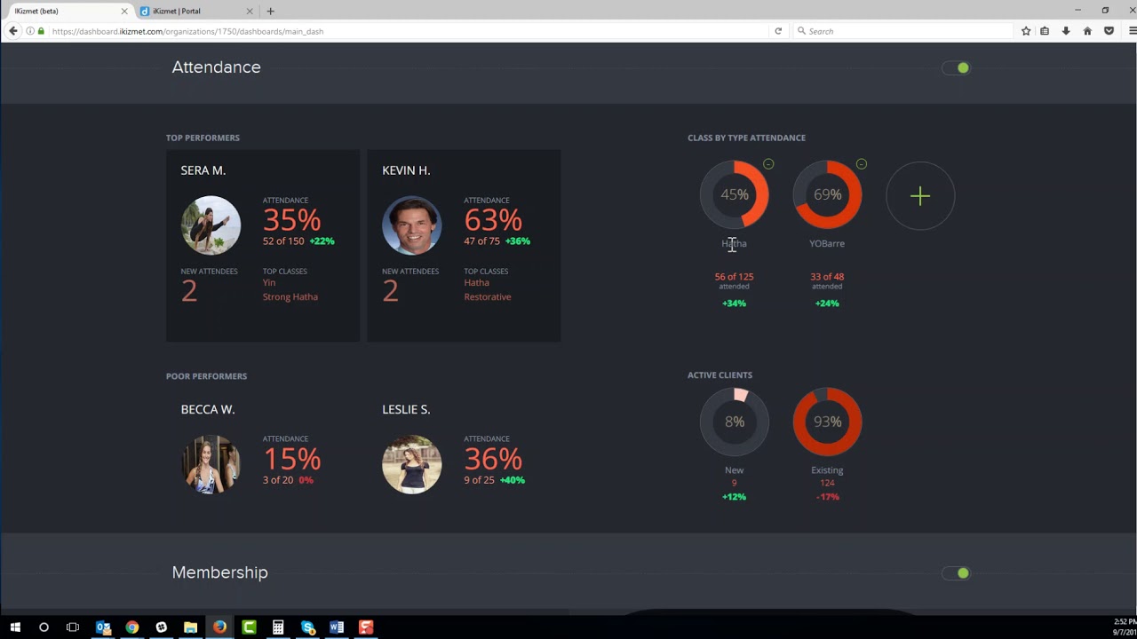 Attendance System Dashboard