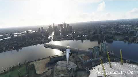 FS2020 - Photogrammetry London - ON vs OFF