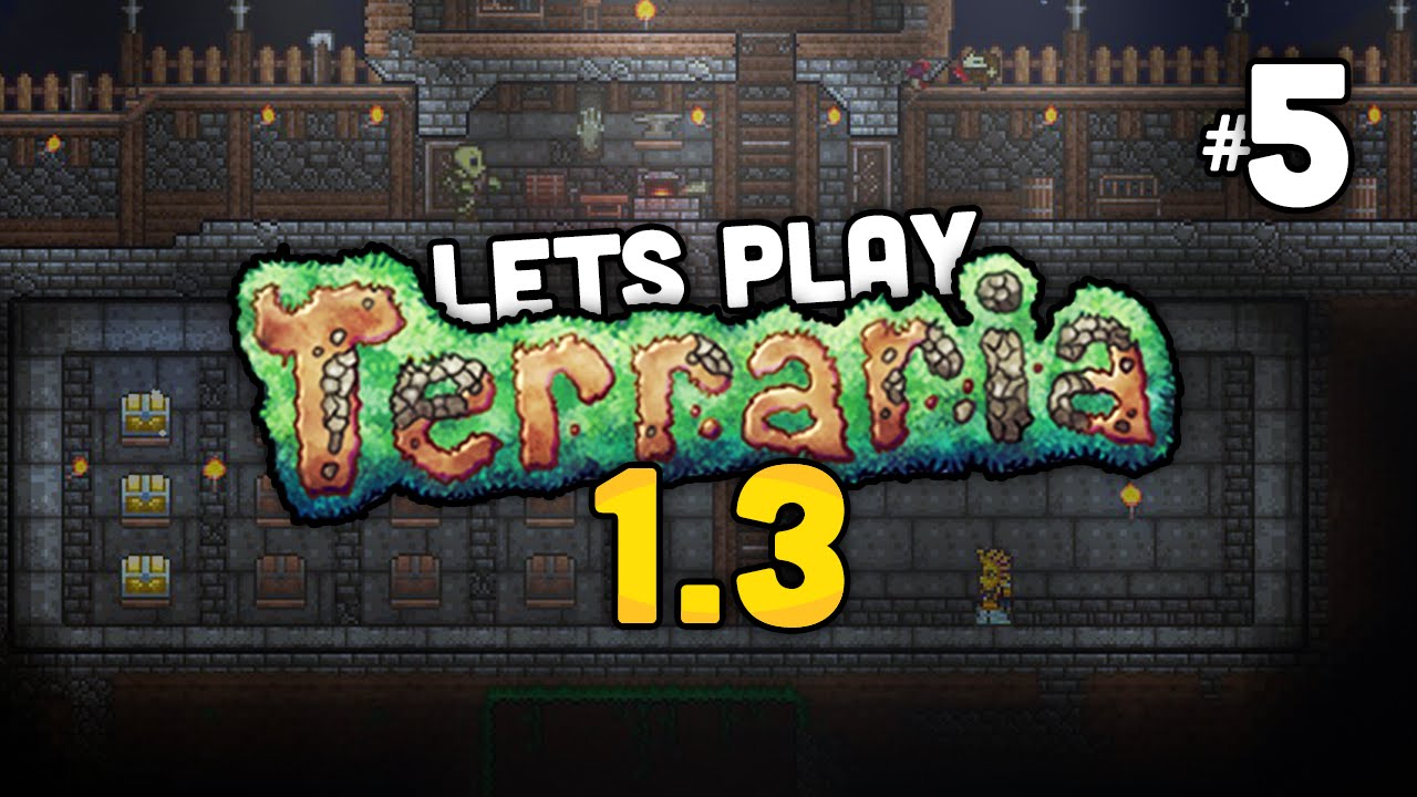 Terraria 1 3 Playthrough 5 The Storage Room Gameplay