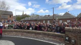 Bonfest 2016,Kirriemuir,Scotland. Bon Scott Statue. AC/DC by rockwellmediadundee 25,493 views 8 years ago 3 minutes, 10 seconds