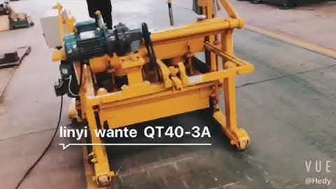 QT40-3A egg layer block machine from WANTE