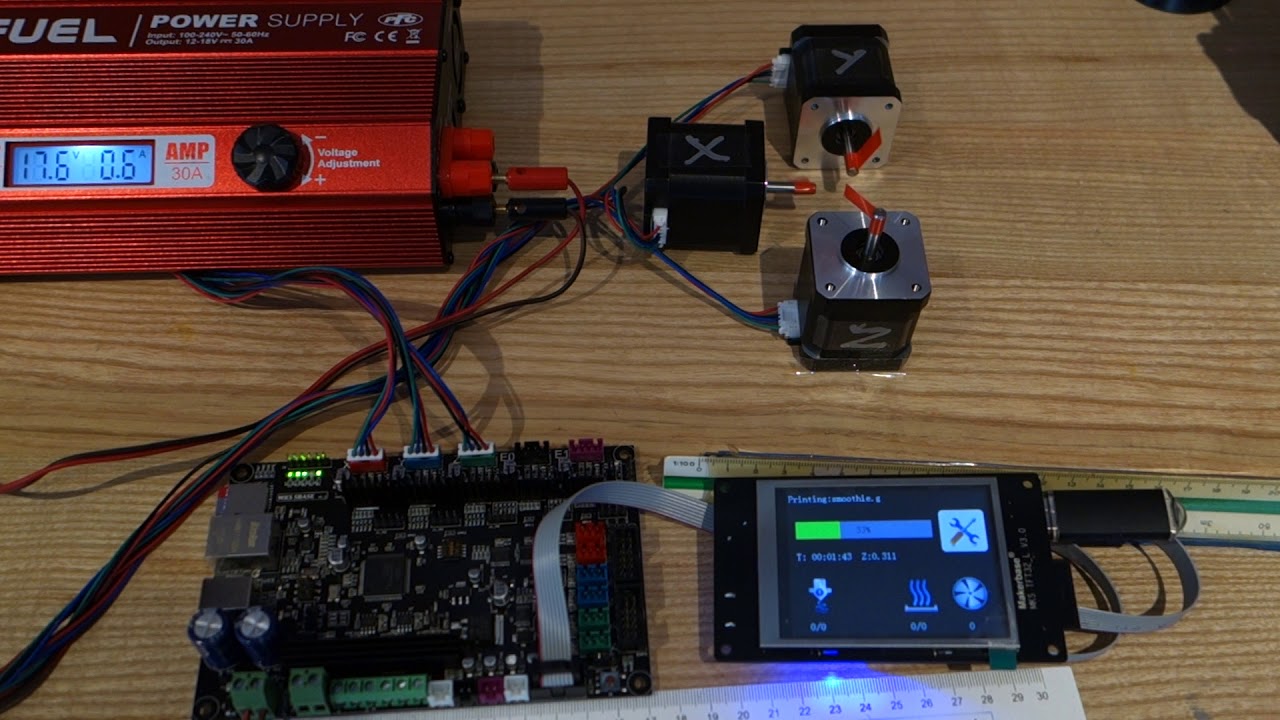 MKS Sbase + TFT32 - Simulation Usinage (Smoothieware)