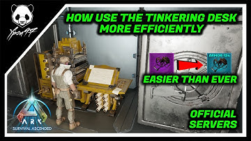 How To Use The TINKERING DESK More Efficiently - Make Better Blueprints | ARK: Survival Ascended