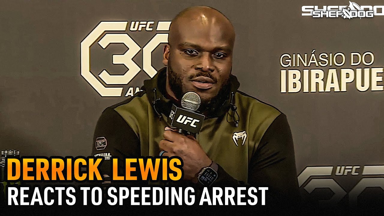 Derrick Lewis reacts to Tyson Fury vs Ngannou, speeding arrest and Jon ...