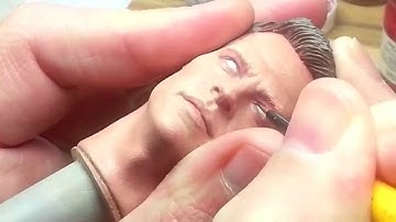 Painting a 1/6 Captain Kirk - Entire process - Part 5