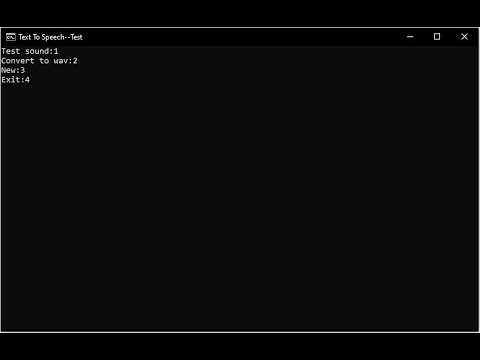 Text to speech program i made using batch (includes converting to .wav)