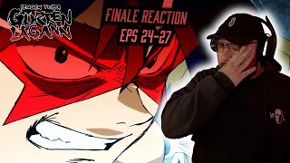 A LEGENDARY ENDING | Gurren Lagann FINALE Reaction & Final Thoughts | Eps 24-27