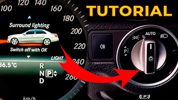 Hidden Function Way Home on Mercedes W212, W204/ Auto inclusion of light In dark after exit from car