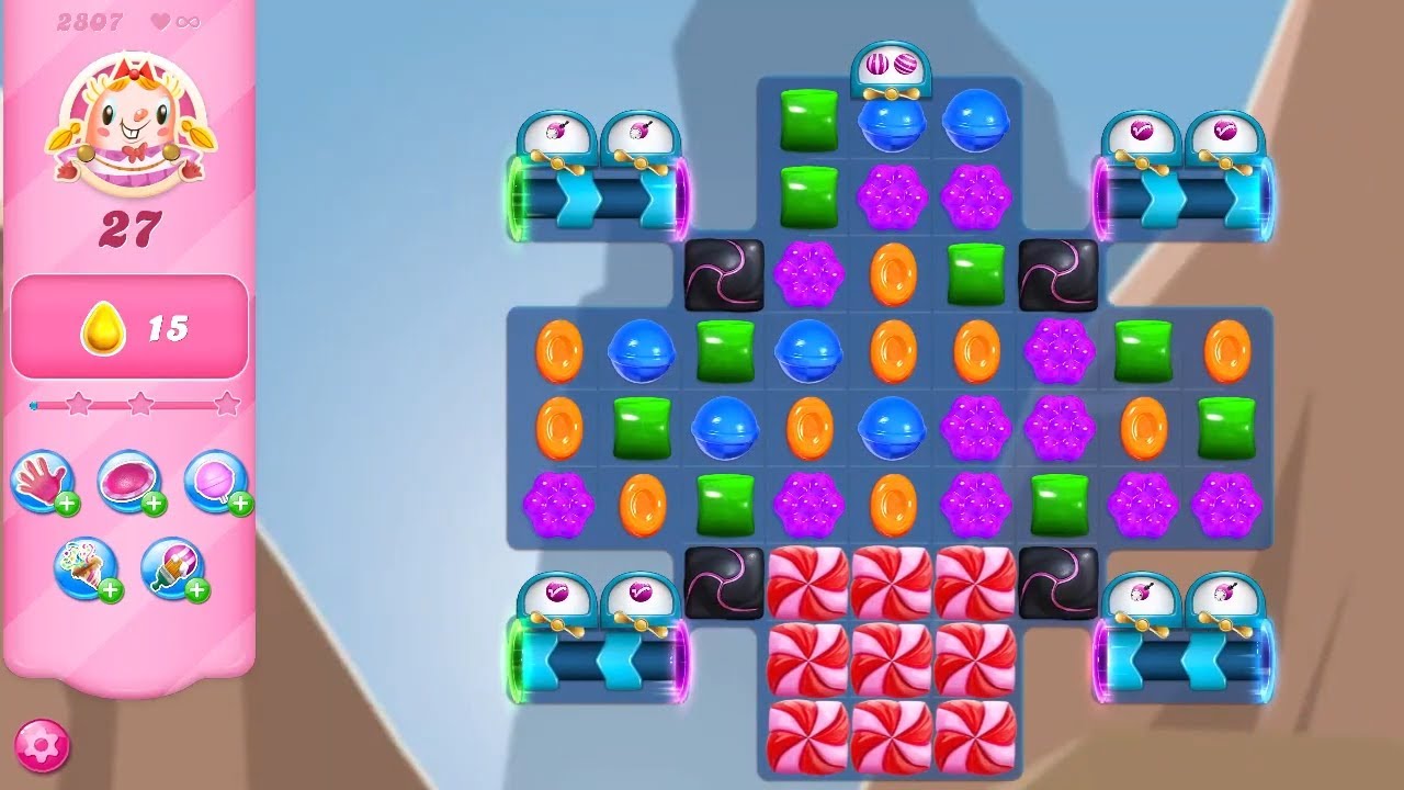 Candy Crush Saga LEVEL 2807 NO BOOSTERS (new version) - YouTube