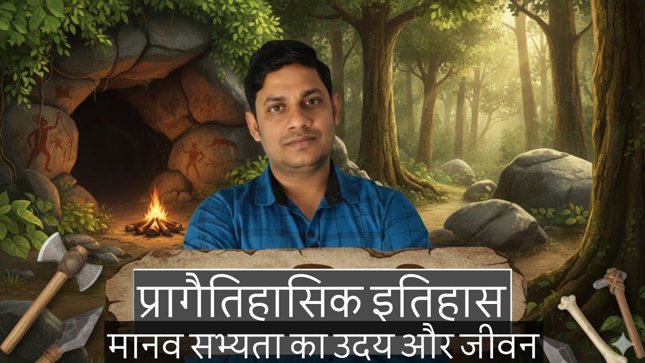 आदिमानव का जीवन कैसा था? प्रागैतिहासिक काल Full Lecture । History । History class । Old history।