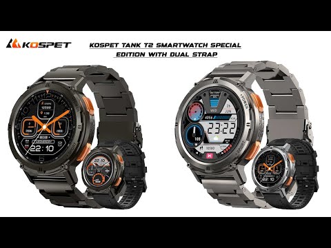 KOSPET TANK T2 Smartwatch Special Edition With Dual Strap