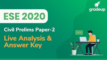 ESE 2020 Prelims Analysis | Paper 2 | ESE 2020 Answer Key | Civil Engineering | Gradeup