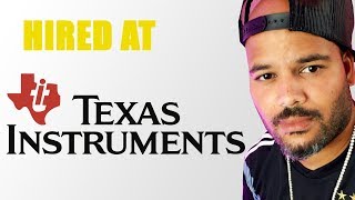 Web Developer got Hired at Texas Instruments by doing...