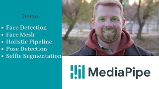 MediaPipe | Demo with code |  No GPU | Face detection, Face Mesh, Pose, Selfie Segmentation