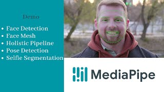MediaPipe | Demo with code |  No GPU | Face detection, Face Mesh, Pose, Selfie Segmentation