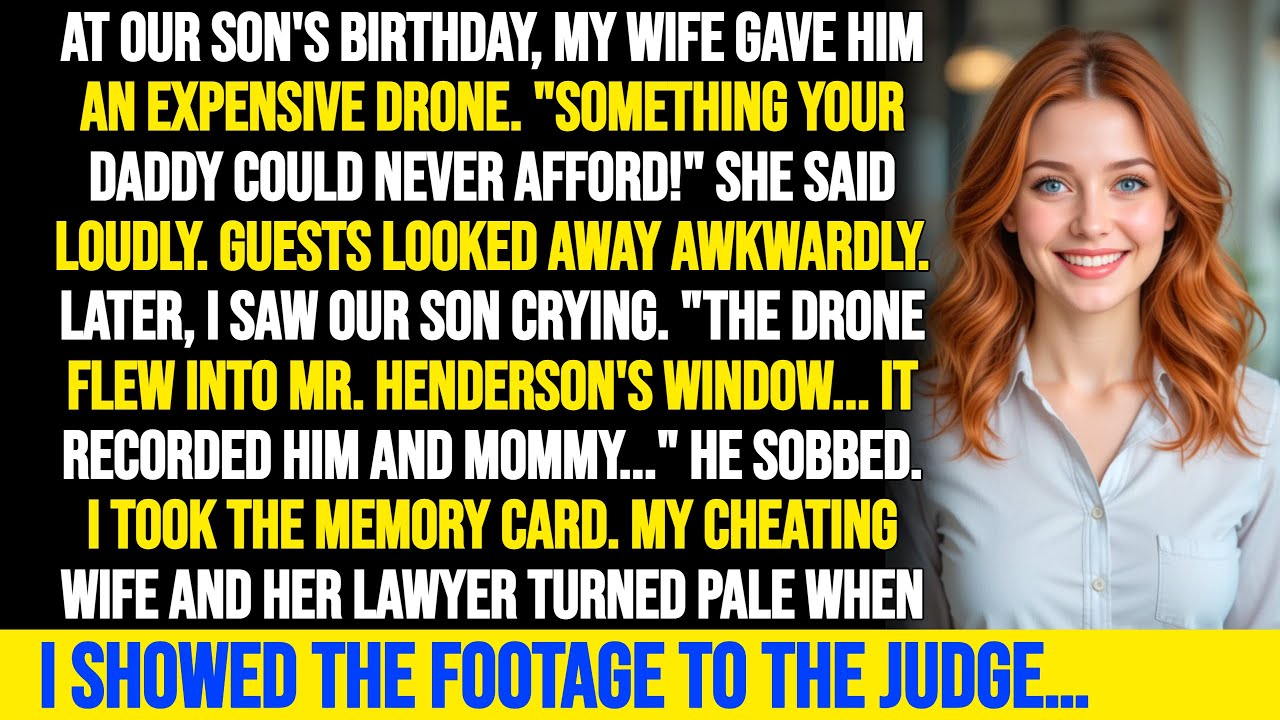 My Son's Birthday Drone Caught My Wife Cheating With Our Neighbor. My Revenge Left Them HOMELESS