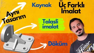 Aynı Tasarıma, Üç Farklı İmalat Yöntemi, Dökümden - Talaşlı İmalata | Canlı Tasarım, Bölüm - 10