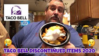 Taco Bell Discontinued Items 2020