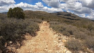Cocodona 250 (First 37 Miles) Training Run - Black Canyon City to Crown King
The Cocodona 250 (256 miles this year in 2025) is an ultramarathon that runs through central Arizona, highlighting many historic towns and the diverse terrain Arizona has to offer. I am attempting to run/hike this race in early May 2025, so did a training run to scout out the first 37 miles or so of the course. This is widely regarded as the toughest part of the course, as there is quite a bit of elevation gain on very rugged and remote terrain. This starts in Black Canyon City and heads up into the Bradshaw Mountains, passing near Lane Mountain around 7000 and then ending in the town of Crown King. Cocodona 250 (First 37 Miles) Training Run - Black Canyon City to Crown King