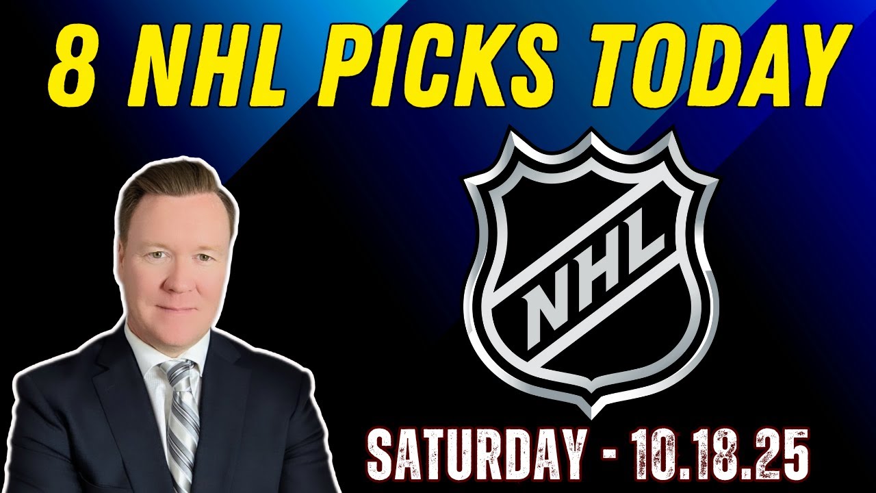 Saturday 8 NHL Betting Picks l 10/18/25 l Vernon’s Best NHL Bets, Expert Picks and Predictions