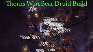 Is Thorns WereBear Druid Any Good? | Diablo 4 Builds
