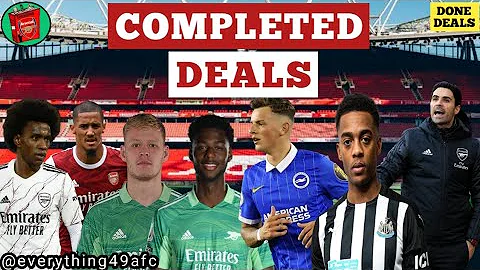 All The 40+ Deals Arsenal Completed In The Transfe...