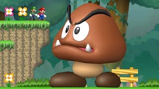 Newer Super Mario Bros Wii Co-Op Walkthrough - Mini-Mega Island