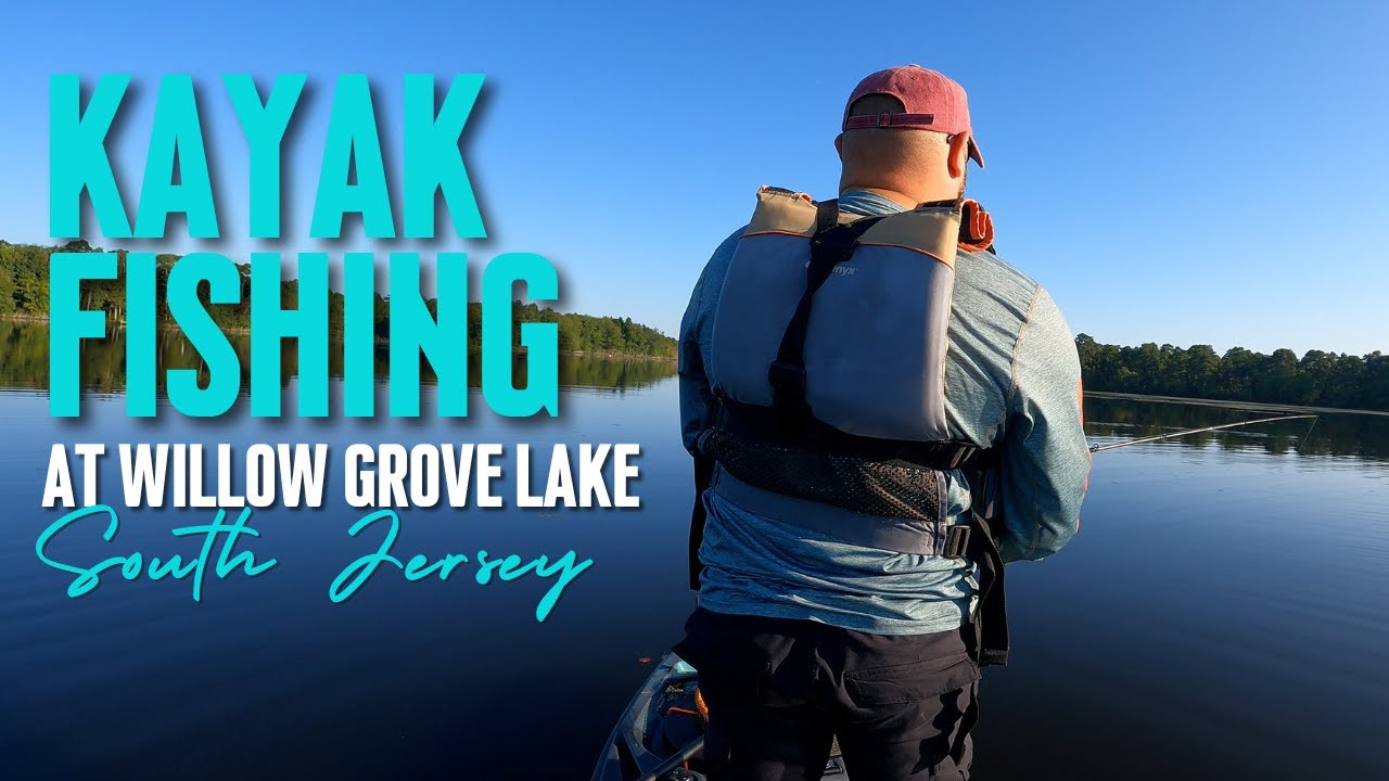 KAYAK BASS FISHING | WILLOW GROVE LAKE | OLDTOWN SPORTSMAN PDL 120