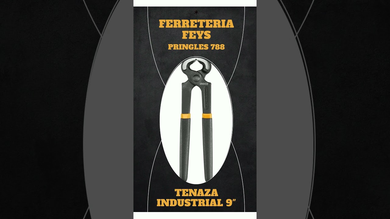TENAZA INDUSTRIAL CARPINTERO 9"
