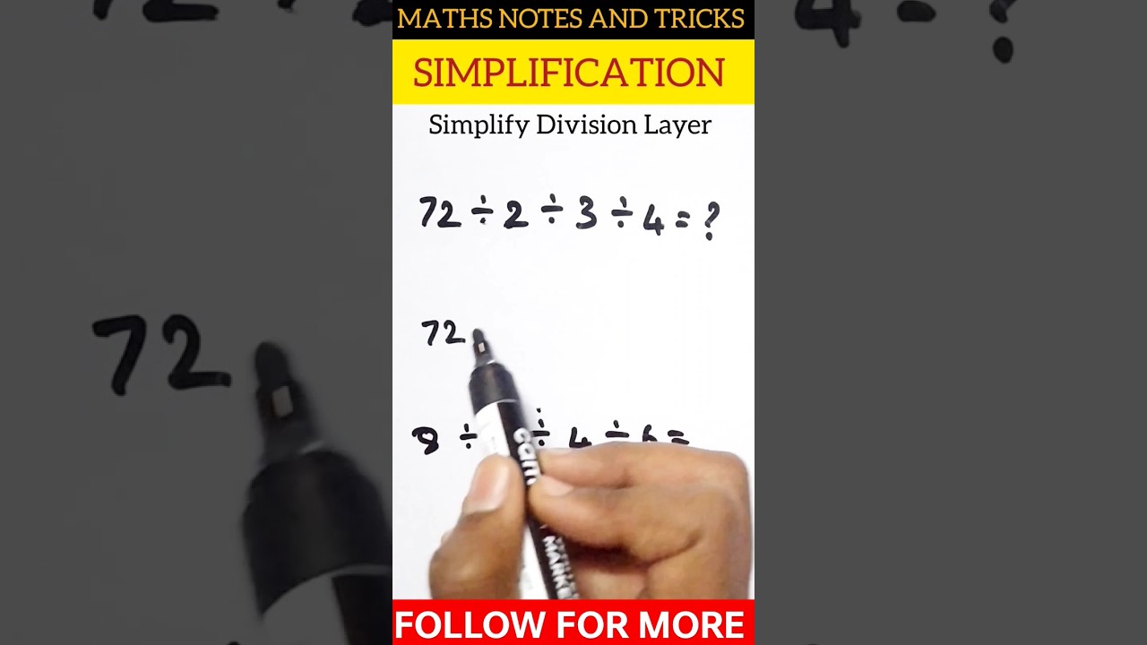 How To Simplify Division Layer shorts youtubeshorts maths YouTube How To Simplify Division Layer shorts youtubeshorts maths YouTube