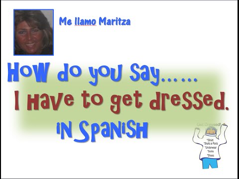 get dressed in spanish How Do You Say 'I Have To Dressed' Vestir Size:19-19.5-36-37 location-90433650904-outofstock Sexy Black Formal Dress