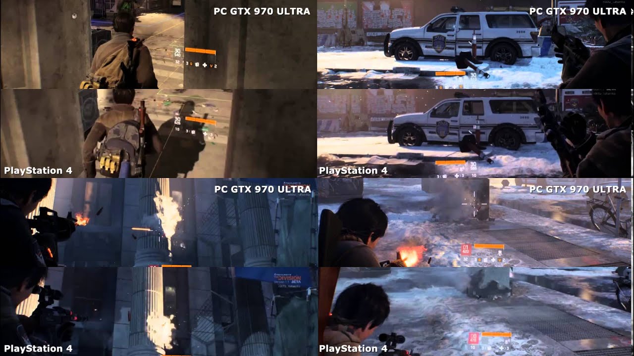 The Division Beta – PC vs. PS4 Graphics Comparison 