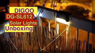Digoo Dg-Sl612 Solar Lights Unboxing Ηλιακά Φώτα Digoo Dg-Sl612