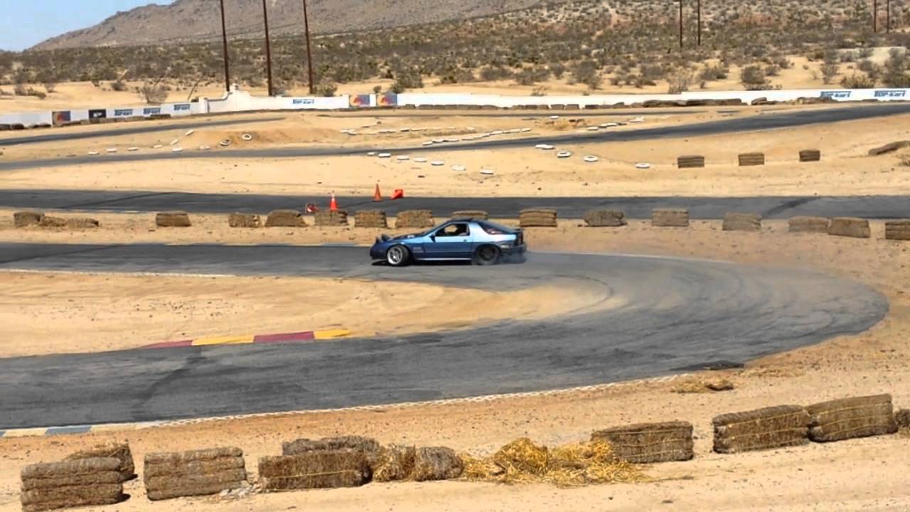 rx7 drifting at grange motor circuit