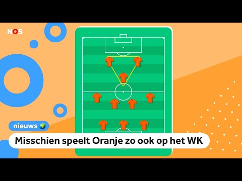 Nieuwe opstelling Nederlands elftal: '1-3-4-1-2'