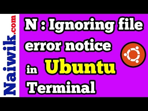 N: Ignoring file &rsquo;50unattended-upgrades.ucf-dist&rsquo; error notice in Ubuntu 16.04 Terminal