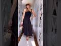The Black Midi Dress That Goes From Gold Medallion to Straw Hat Without Missing #outfitideas #ootd