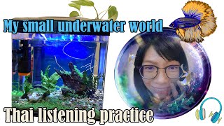 Thai Listening Practice (Thai and English sub) My small underwater world Learn Thai with BO I 034